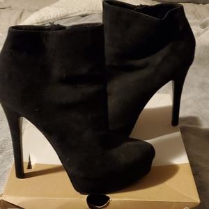 Black short booties